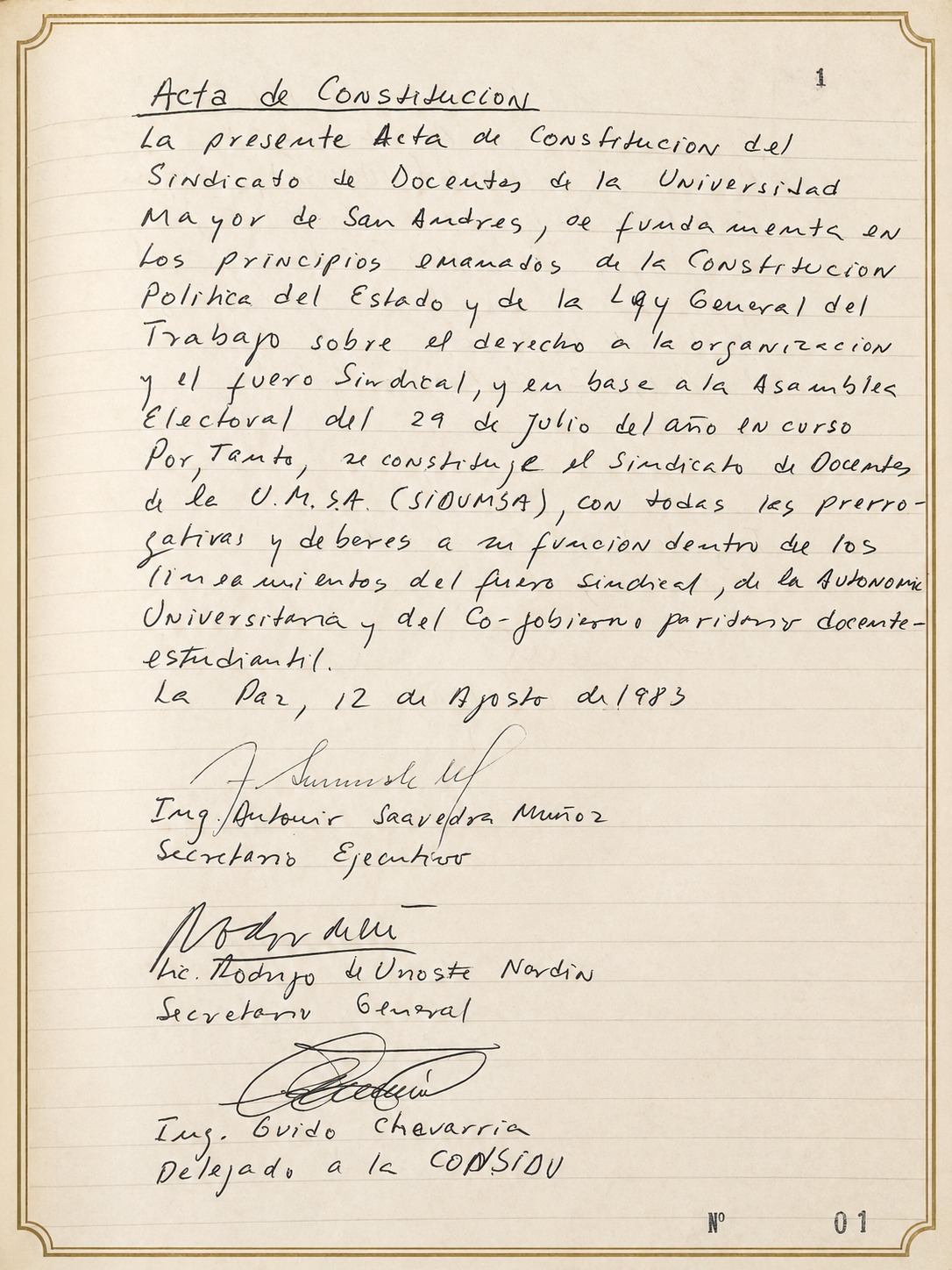 Acta Constitucional