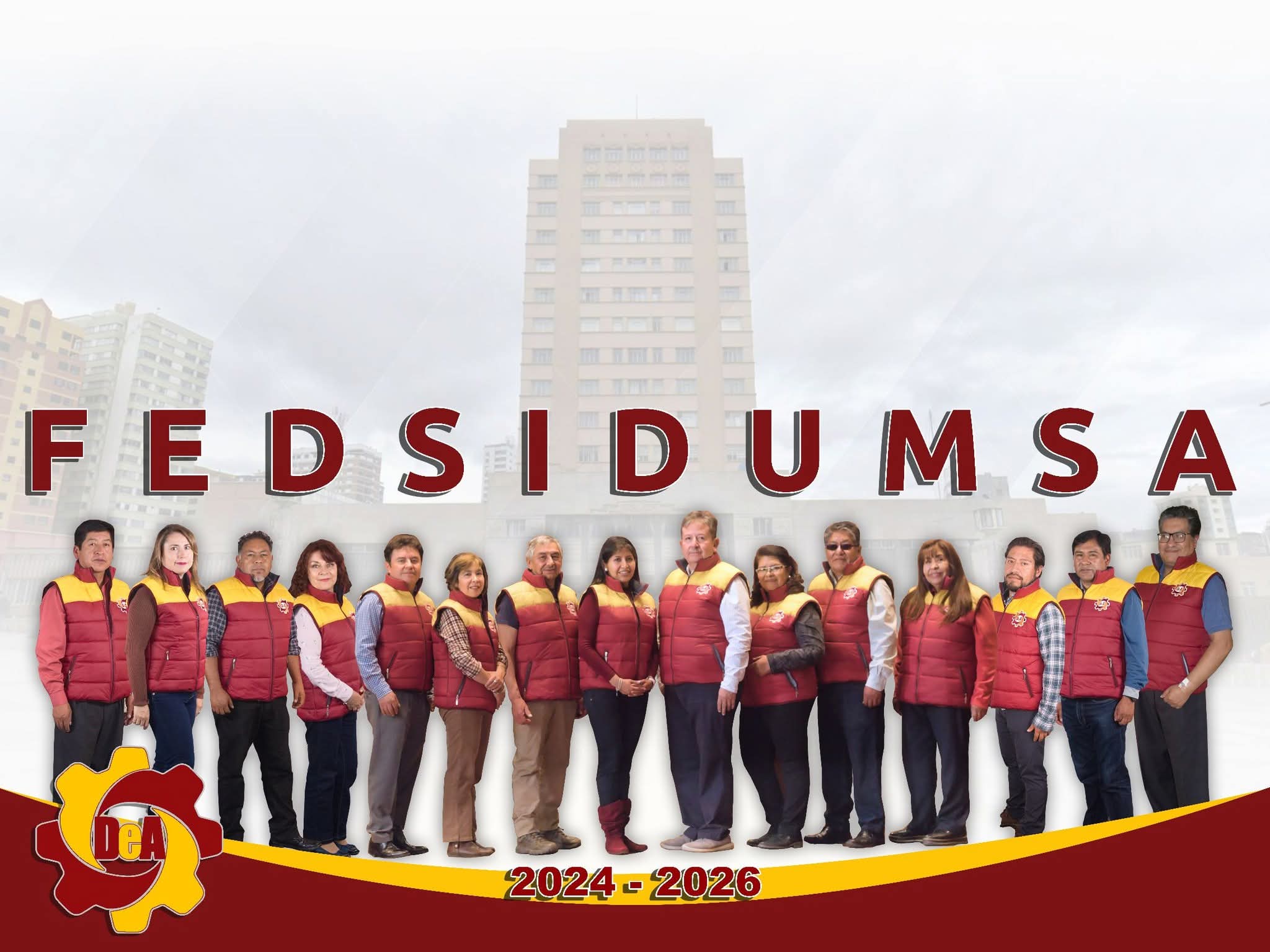 Comité Ejecutivo FEDSIDUMSA 2024 - 2026